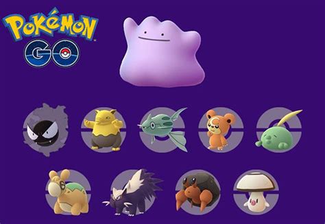 ditto fangen pokemon go|How to Catch Ditto in Pokémon Go: Current Ditto。